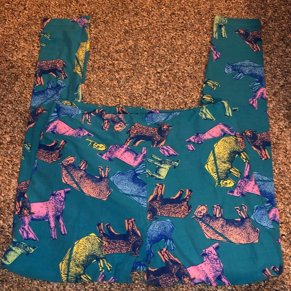 Set of Two Lularoe Tall and Curvy Leggings - Picture 7 of 8